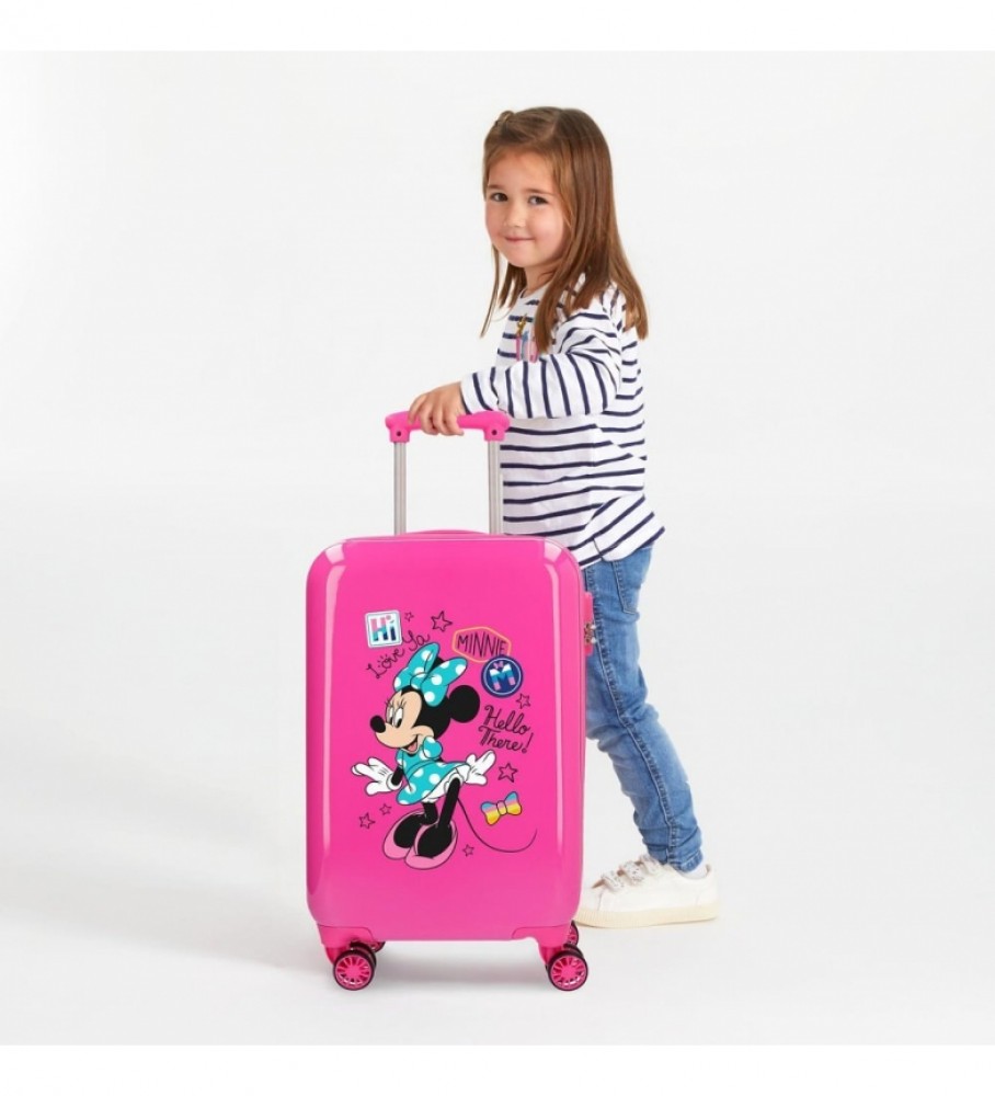 Joumma Bolsas Maleta de cabine Minnie Hello rgida 55cm -34x55x20cm-