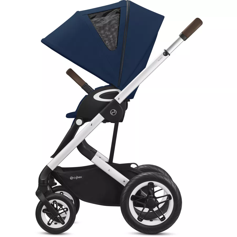 cybex GOLD Kinderwagen Talos S Lux Silver Navy Blue