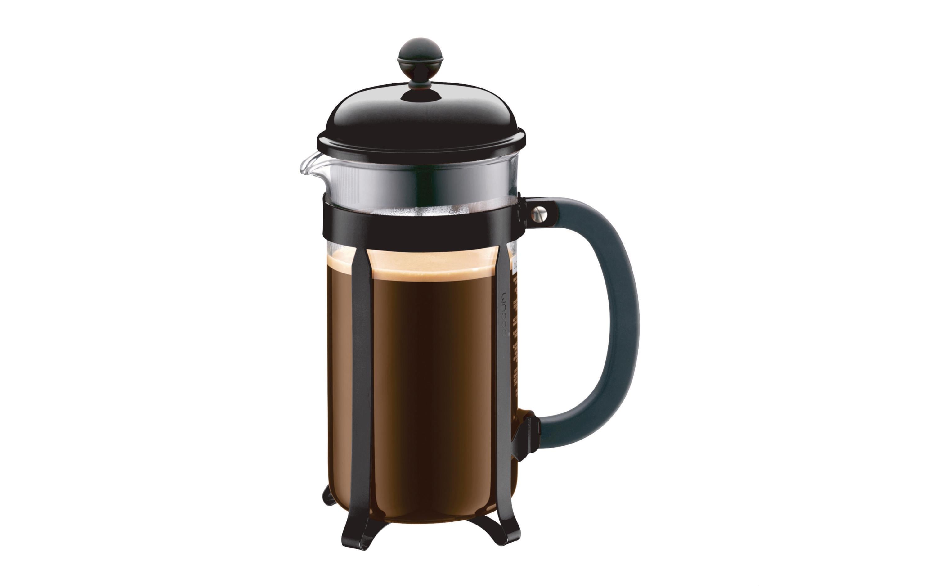 Kaffeebereiter Chambord 1 l, SchwarzFür einen vollmundigen, aromatischen Kaffee