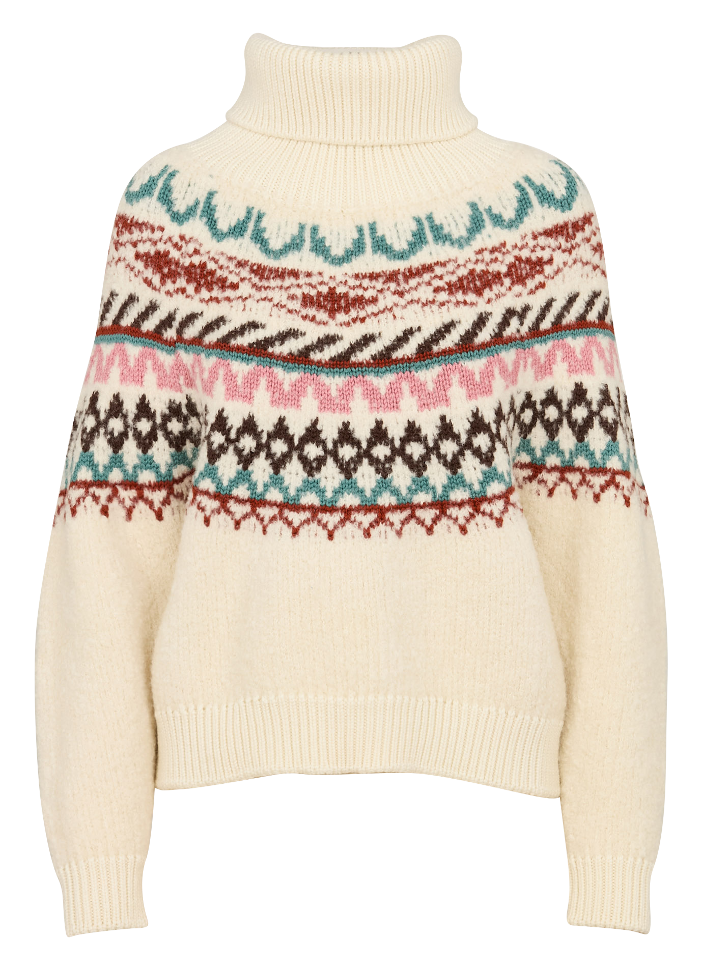 ICEBERG - Pull loose en laine mélangée | Beige