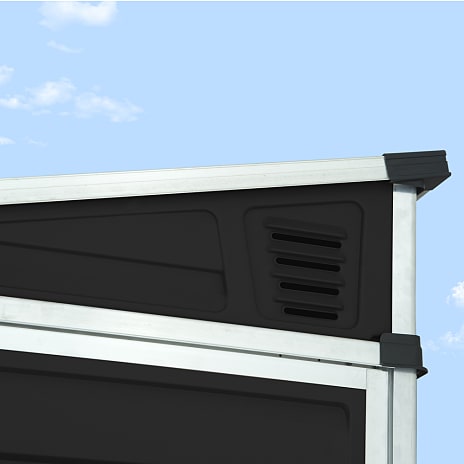 Skur Pent Skylight 2,1m2 - midnatsgrå