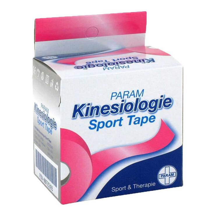 Kinesiologie Sport Tape 5 cm x 5 m pink, 1 St