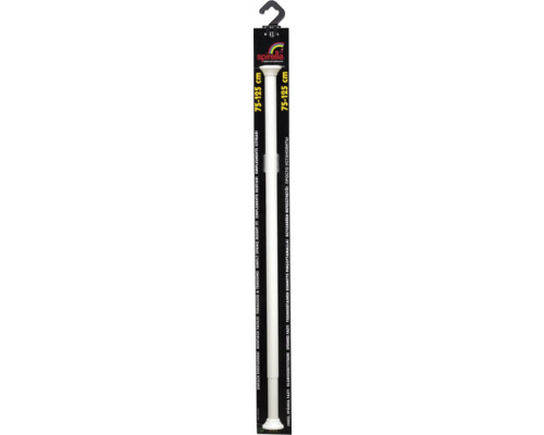 Spirella Decor telescopische douchestang 75-125 cm wit