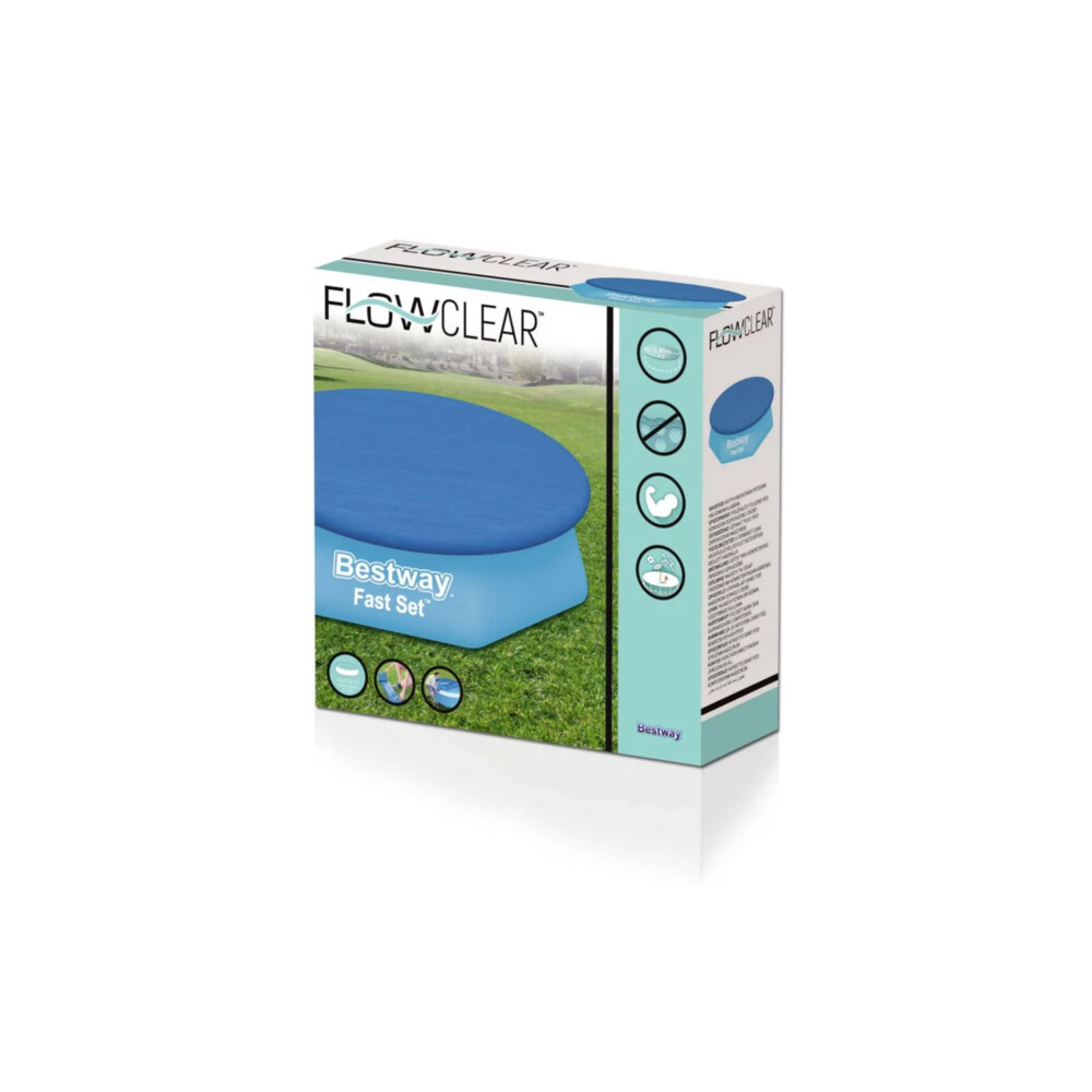 Bestway Cover Rond Grijs 244 cm