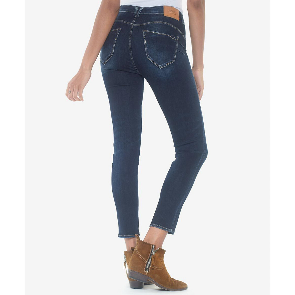 LE TEMPS DES CERISES<br>Jeans slim Shac, cintura alta