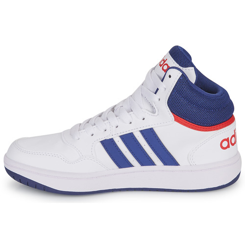 Adidas Sportswear - HOOPS MID 3.0 K - Blanc / Bleu / Rouge