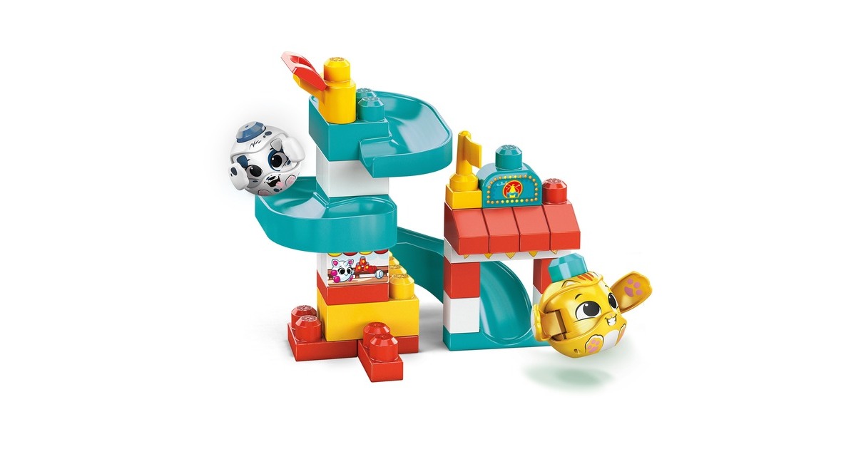 MattelPeek a Blocks - Pretpark Constructiespeelgoed