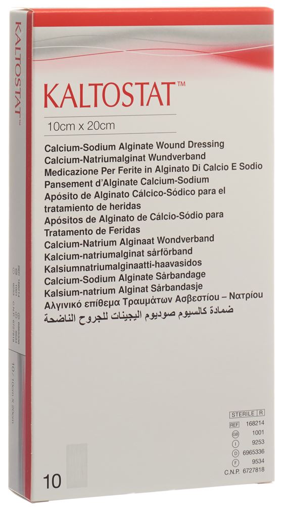 KALTOSTAT Kompressen 10x20cm steril 10 Stk