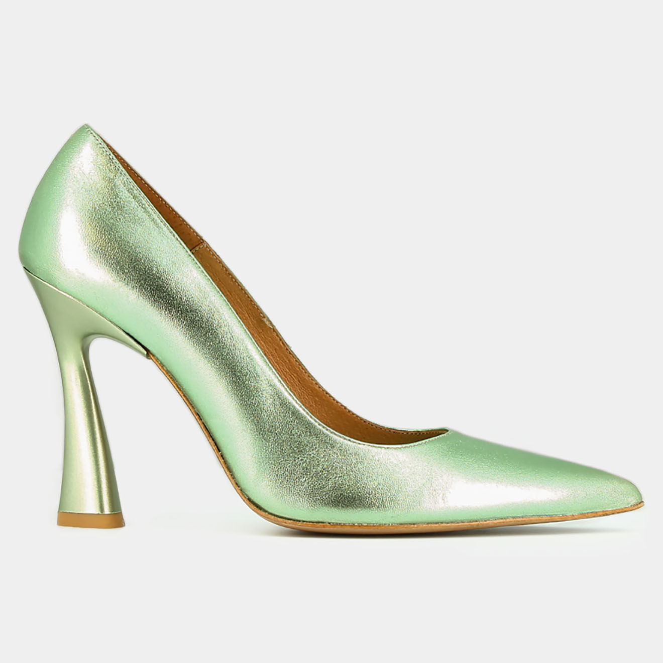 Jonak Escarpins en Cuir Dabate vert clair - Talon 10 cm