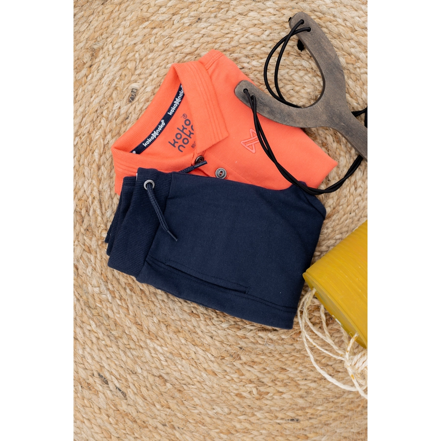 Koko Noko Poloshirt Noah Neon Coral