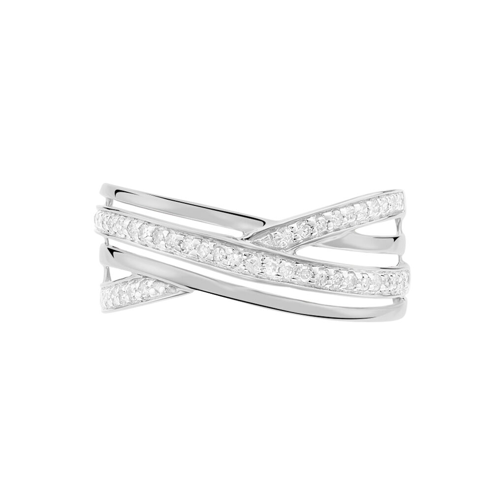 Bague Bague Or Blanc Diamant