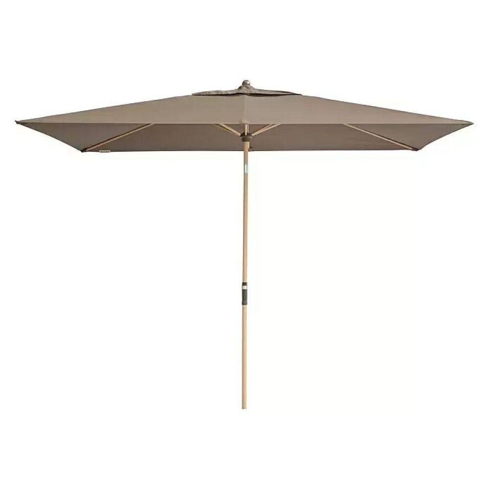 PARASOLL DOPPLER ALU WOOD ULTRA 300X200CM GREIGE