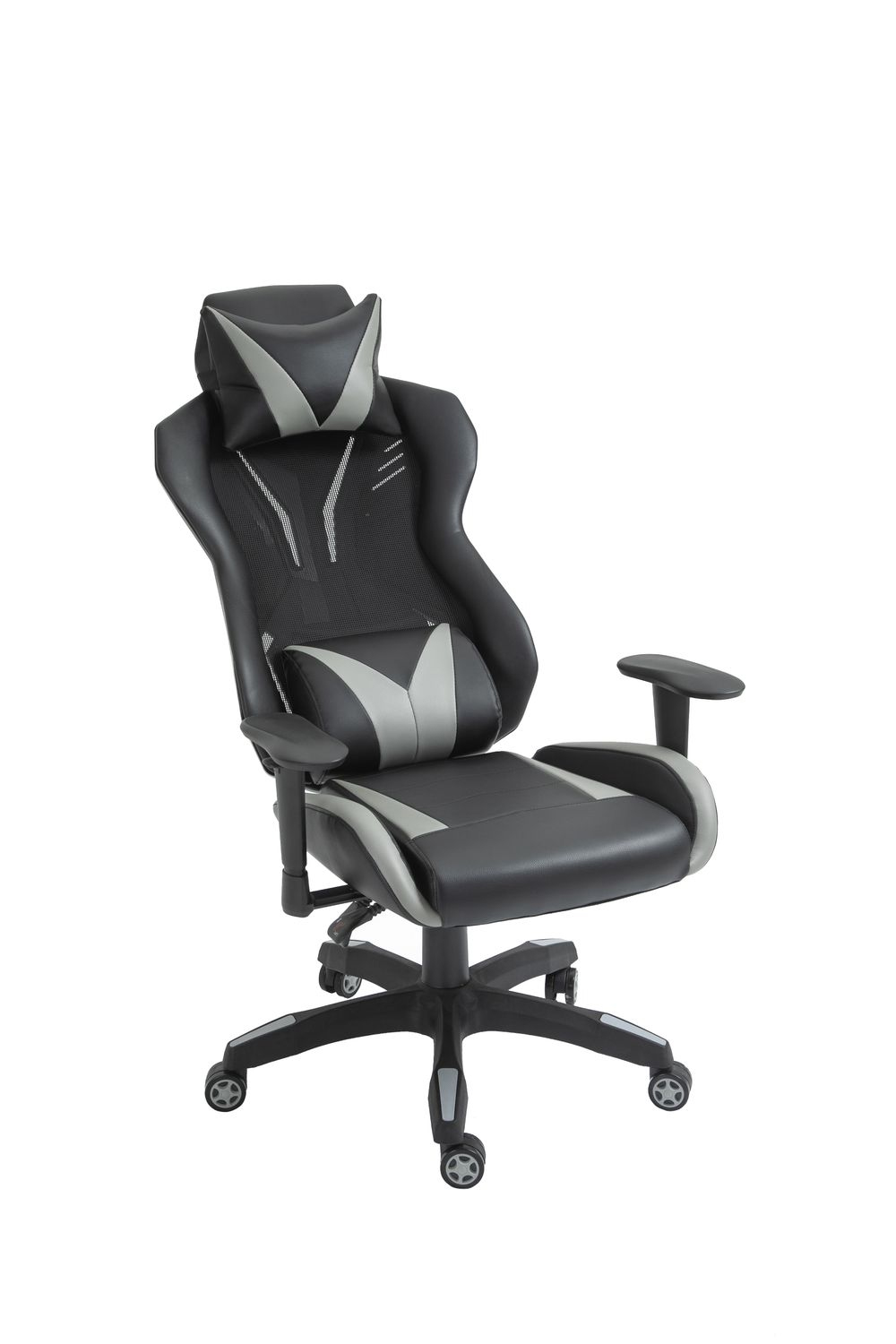 Gaming Stuhl Bürostuhl LOUIS schwarz/grau