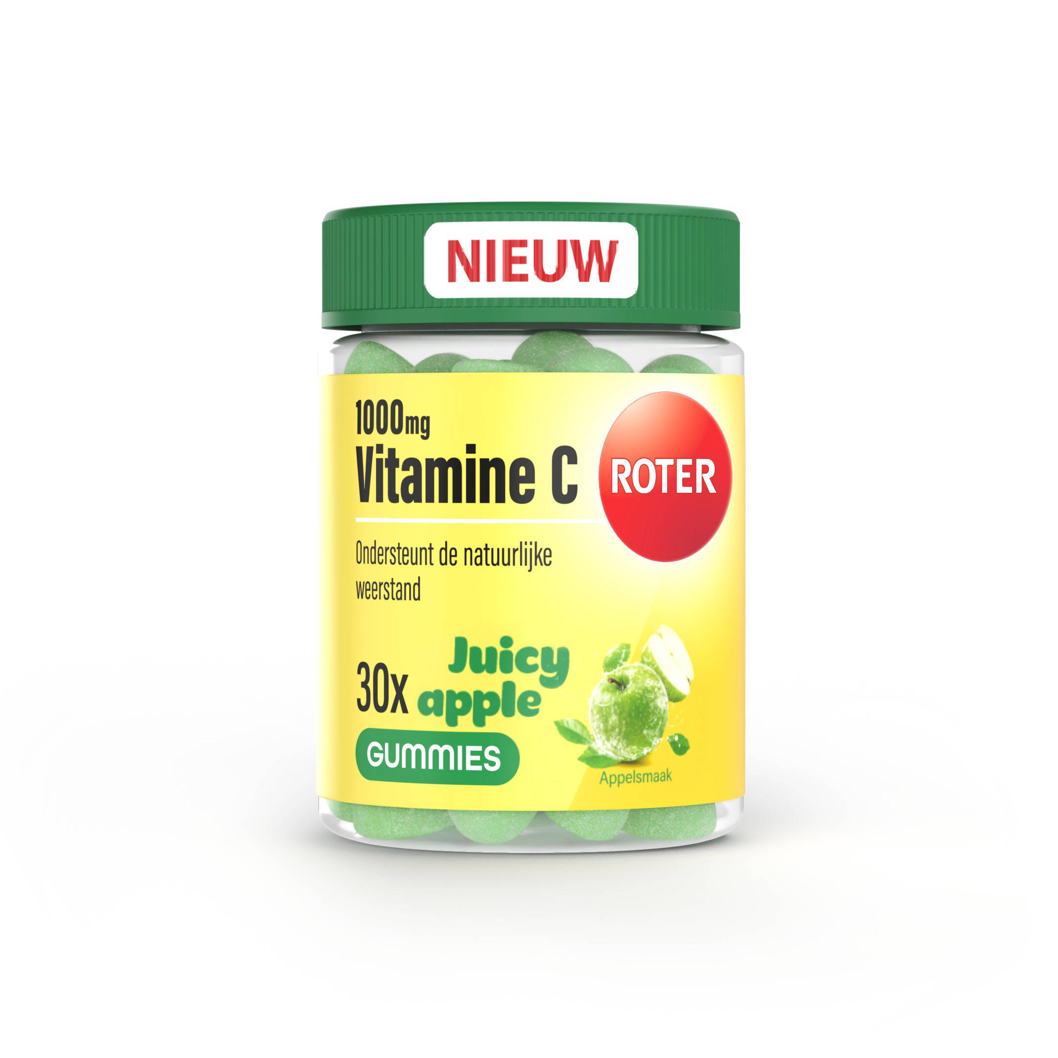 Roter 1000 mg Vitamine C gummy - Juicy apple - 30 stuks