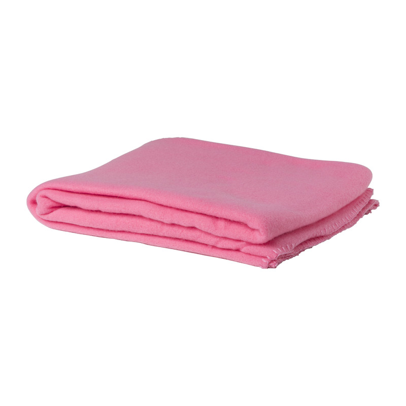 Fleece deken - fuchsia - 160x130 cm