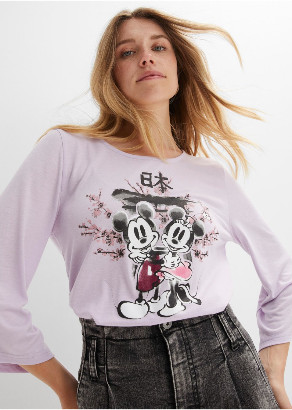 T-shirt à imprimé Mickey Mouse