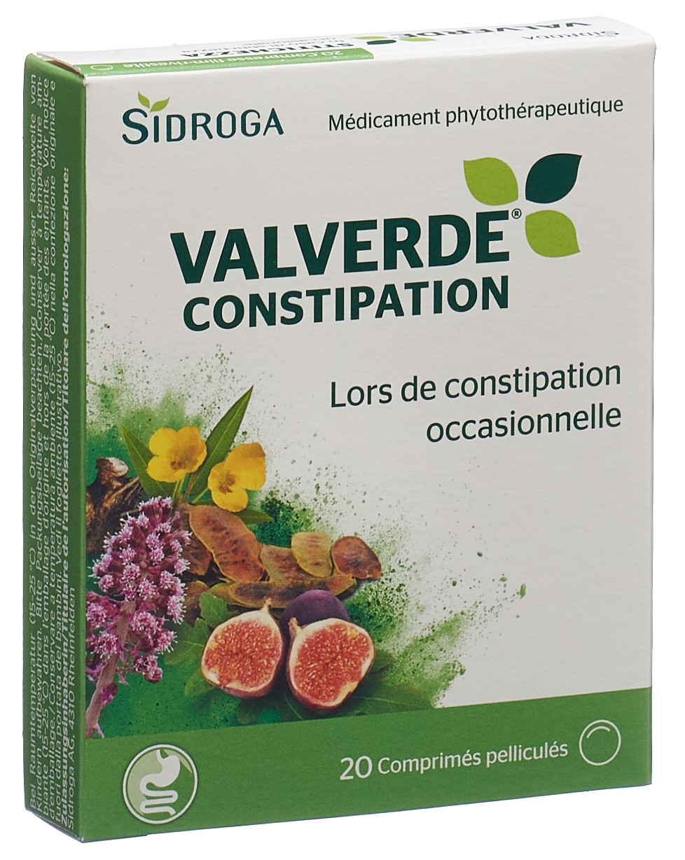 VALVERDE Verstopfung<br>20 Stück, Blister, Filmtablette