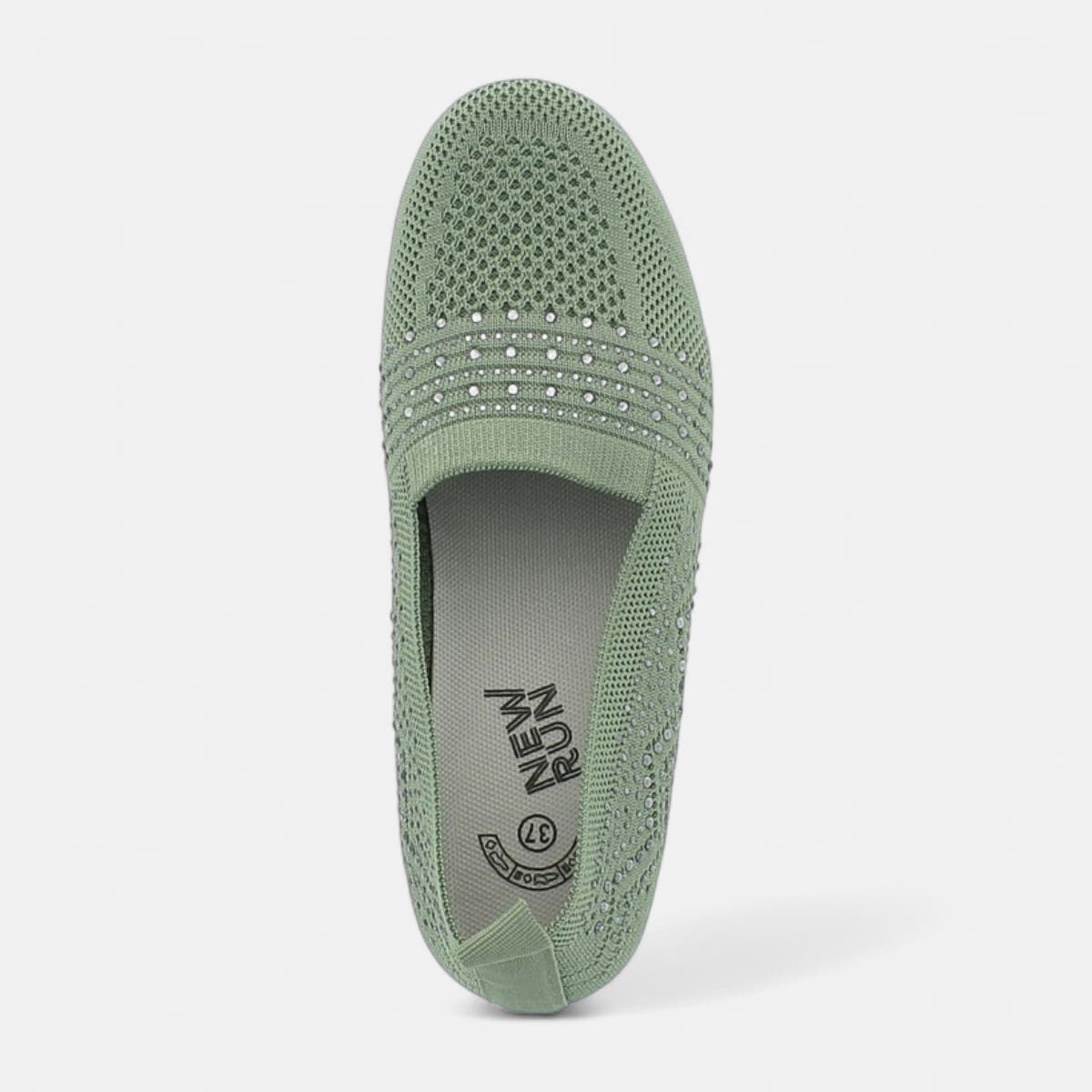 Mocassins Femme kaki