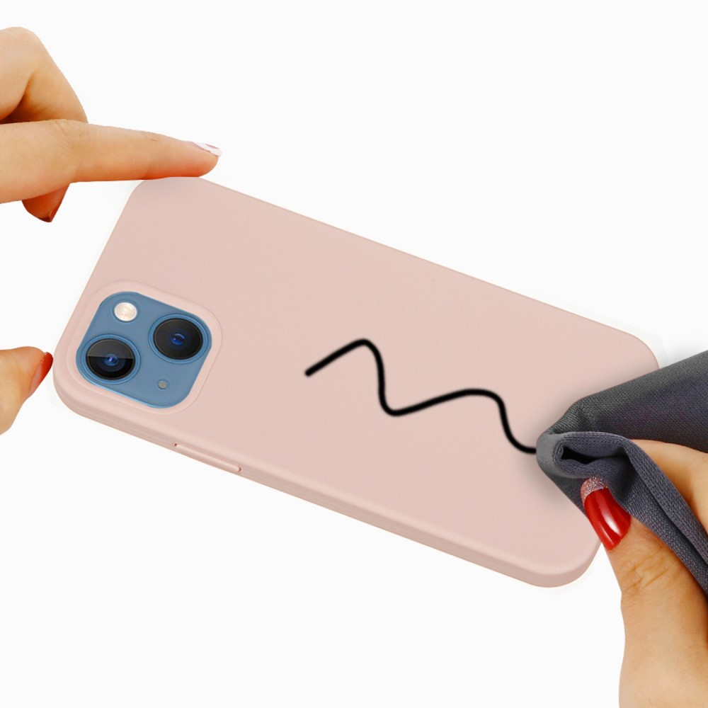 iPhone 14 Silikon Case Hülle - Rosa
