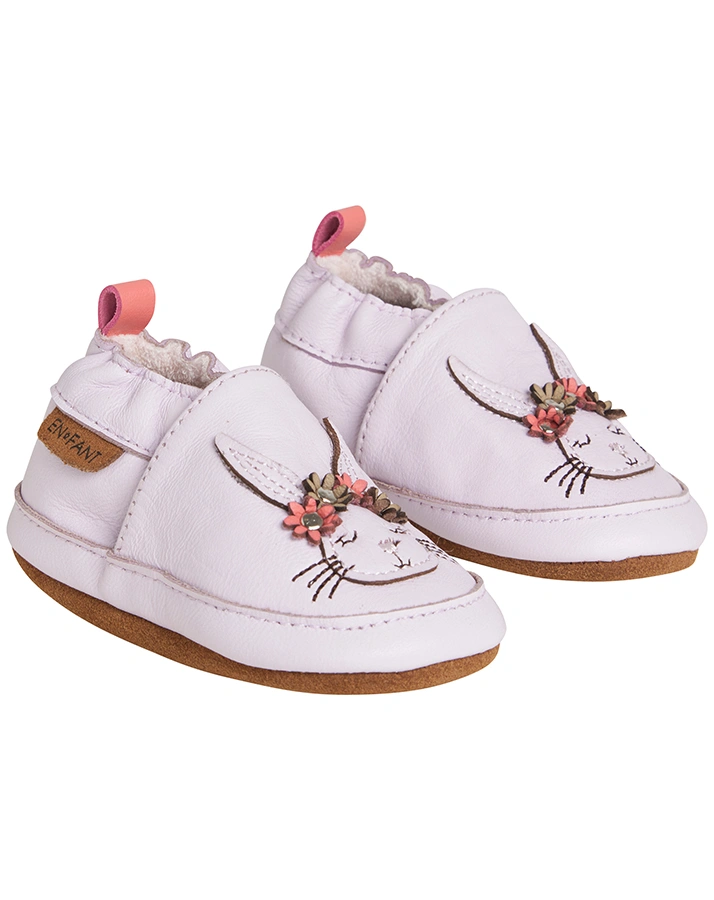 Krabbelschuhe RABBIT in pastellrosa
