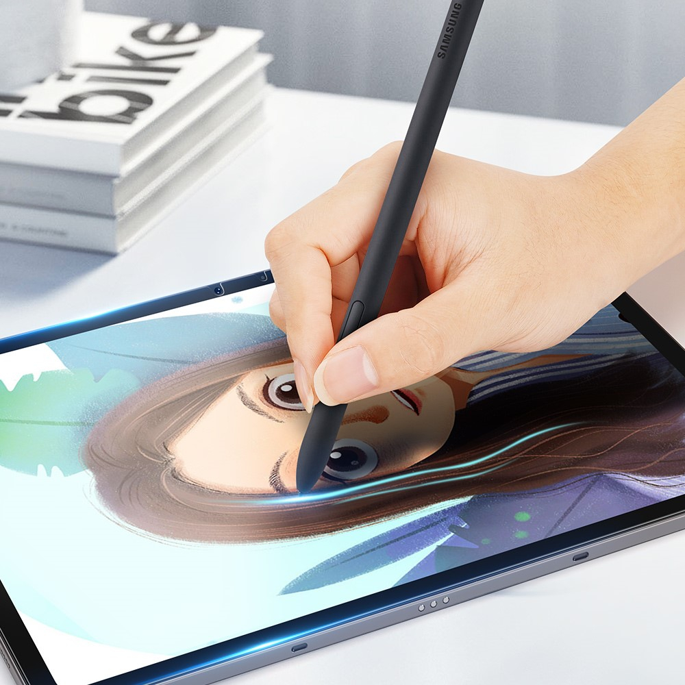 Samsung Galaxy Tab S10 FE / Tab S9 FE / Tab S9 / Tab S8 / Tab S7 Papier-Textur Vollbild Panzer Display Schutzfolie (Paper-Feel)