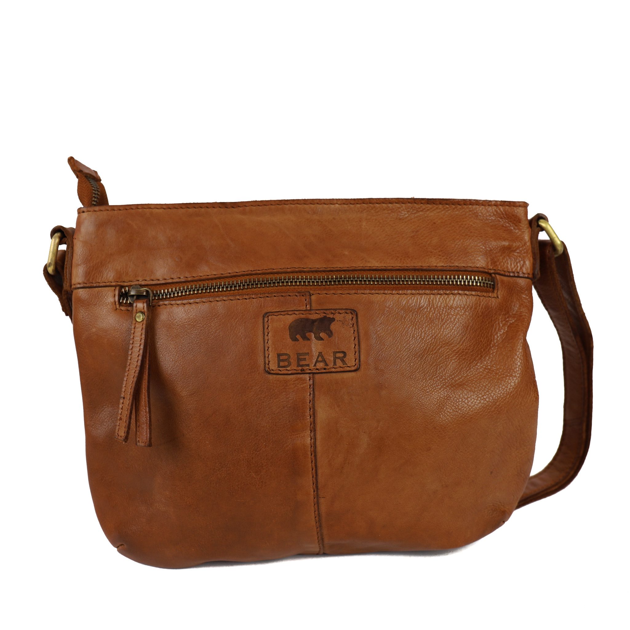 Bear Design Milano Justo Schoudertas Hilde Cognac MJ1524