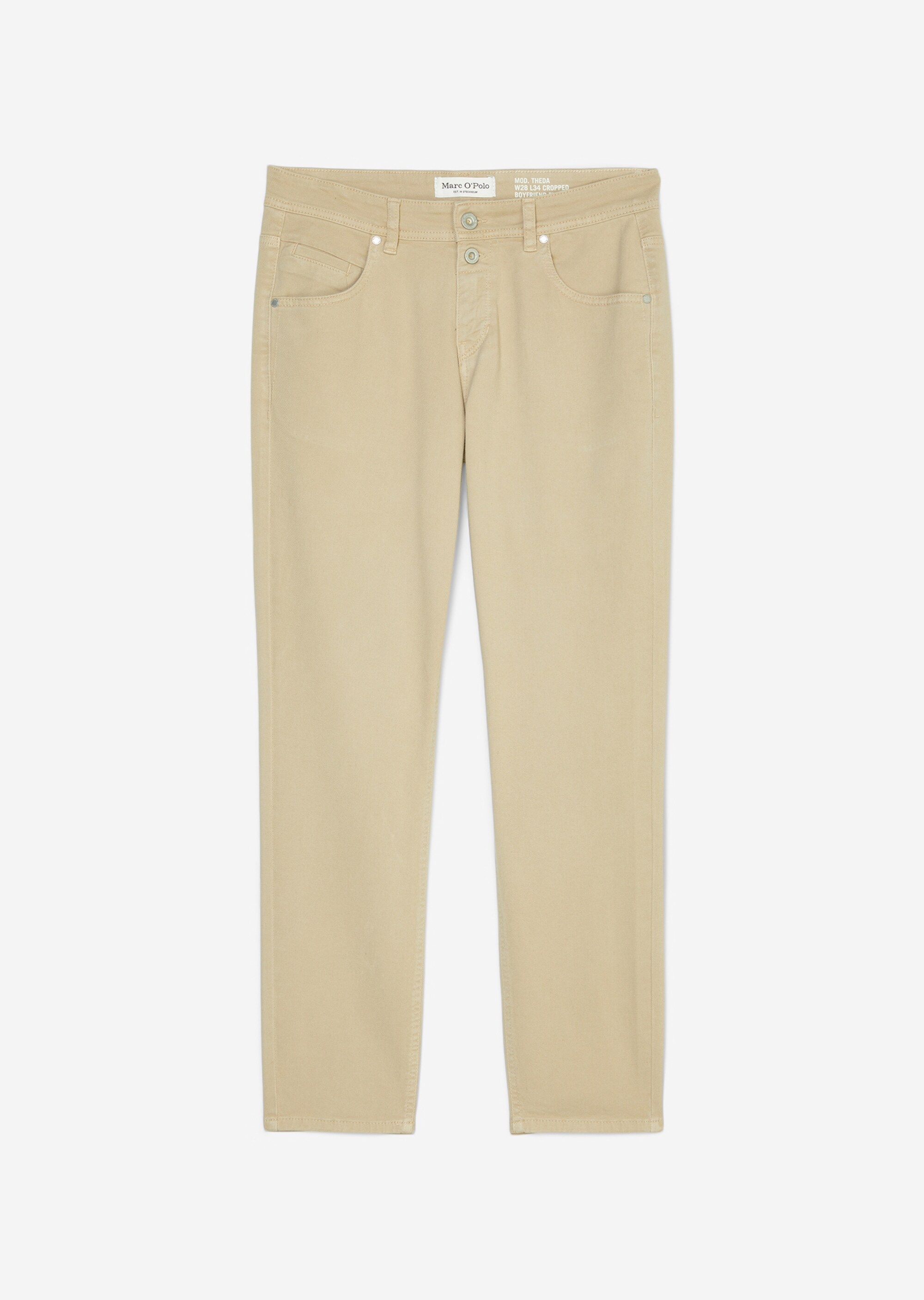 Boyfriend Pants Modell THEDA cropped aus Organic Cotton Stretch