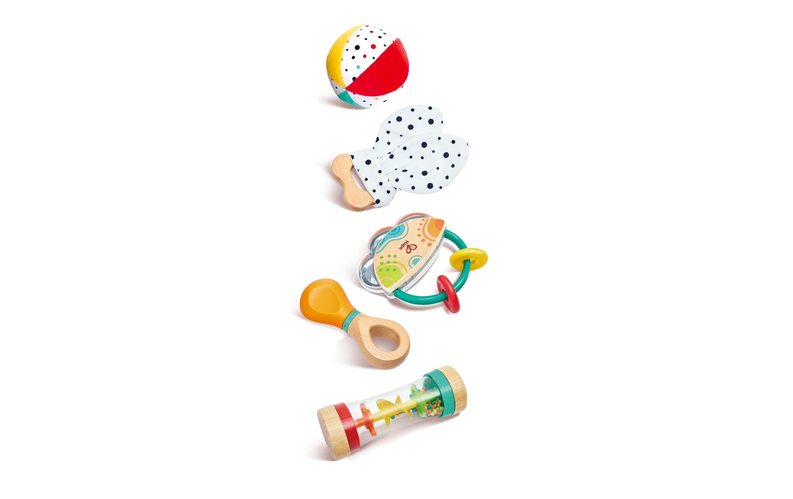 Musikspielzeug 5-in-1-Baby-Sensorik-Set 5-tlgSpielzeugset fördert die sensorische Entwicklung
