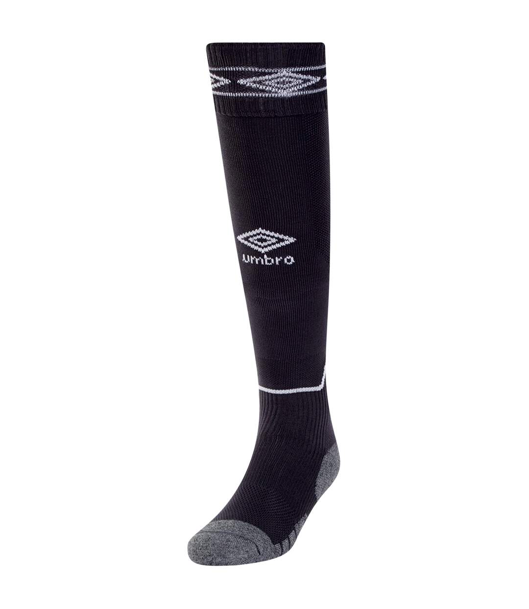 Umbro - Chaussettes de foot DIAMOND (Carbone / Blanc) - UTUO227