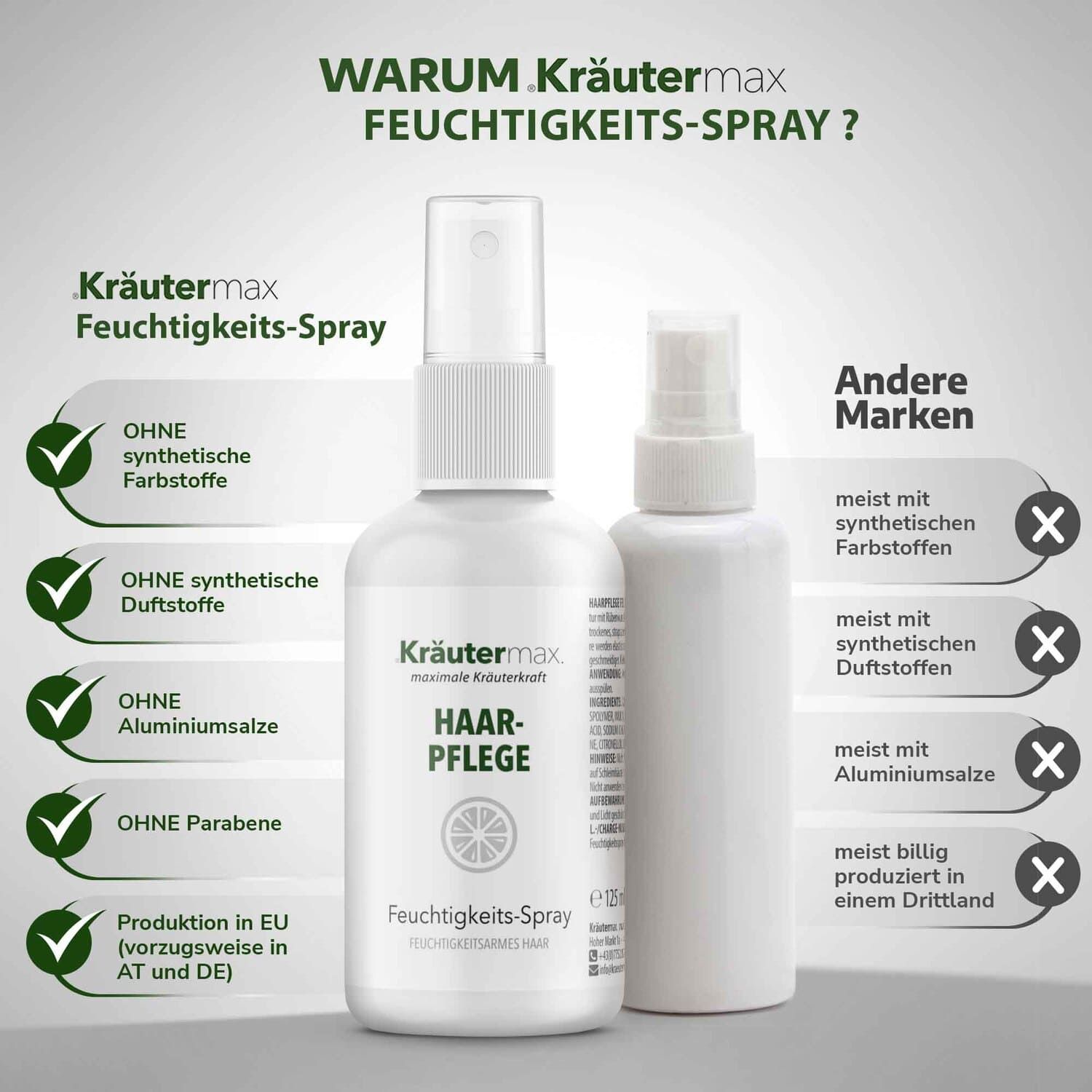 Kräutermax Haarpflege Feuchtigkeits-Spray