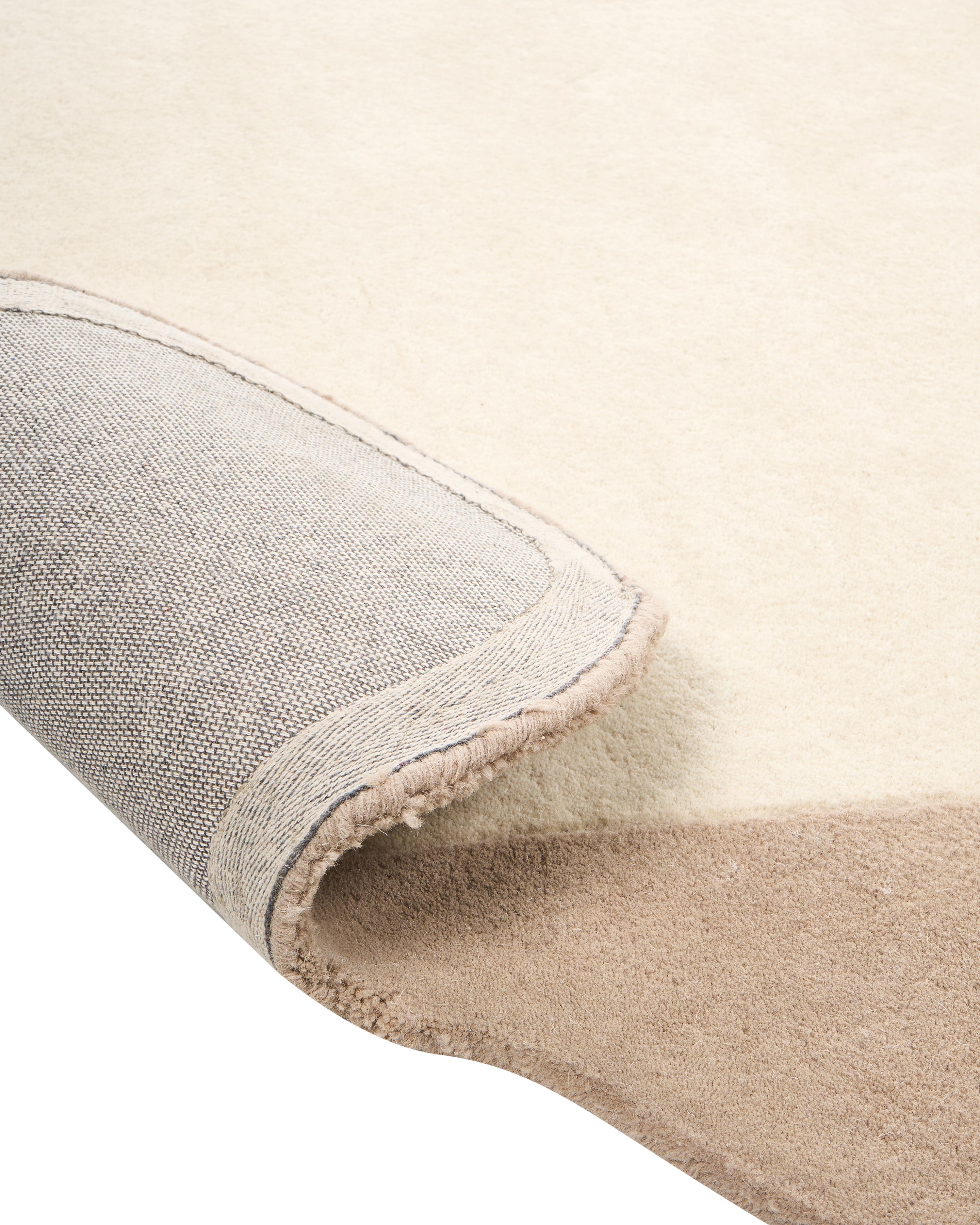 Vloerkleed SANGHAR Beige 160 x 230 cm Wol