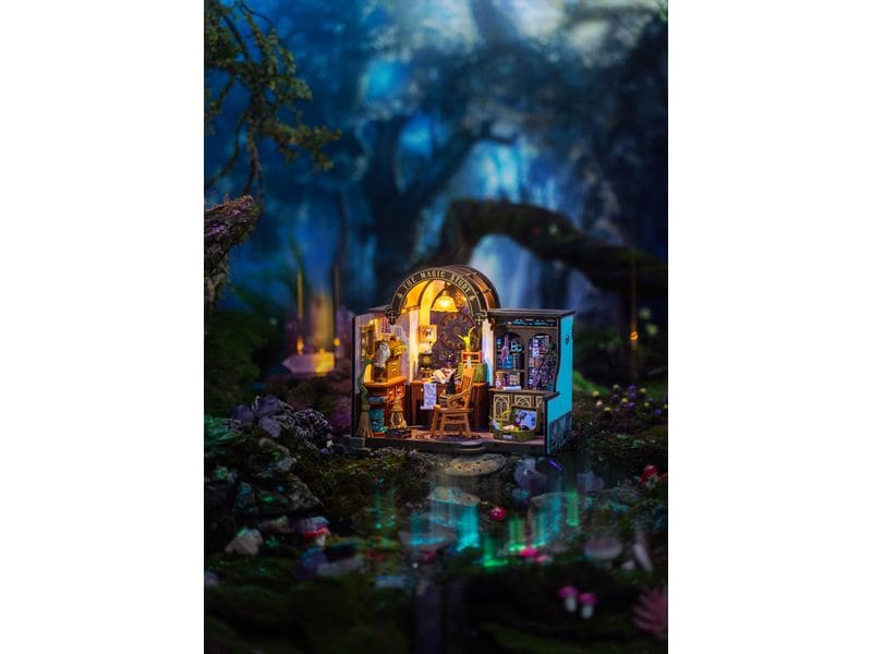 RoboTime Bausatz The Magic Study 267-teilig 3D-Puzzle aus lasergeschnittenen Holzteilen