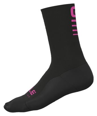 Chaussettes Unisexe Alé Strada 2.0 Noir/Rose Fluo