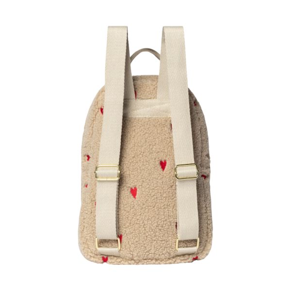 Studio Noos Teddy Hearts Mini Backpack - Brown