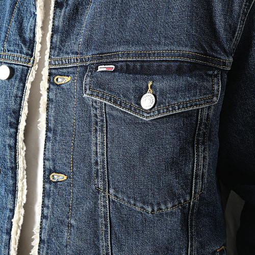 Veste Jean Oversize Sherpa 1572 Bleu Denim