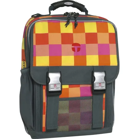 Take it Easy Schulrucksack London Arrow orange/grau