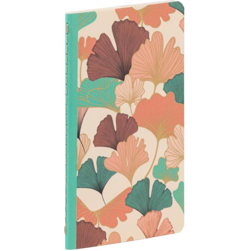Gaïa beige, Carnet cousu fil 7,5 x 12 cm, 48 pages, ligné