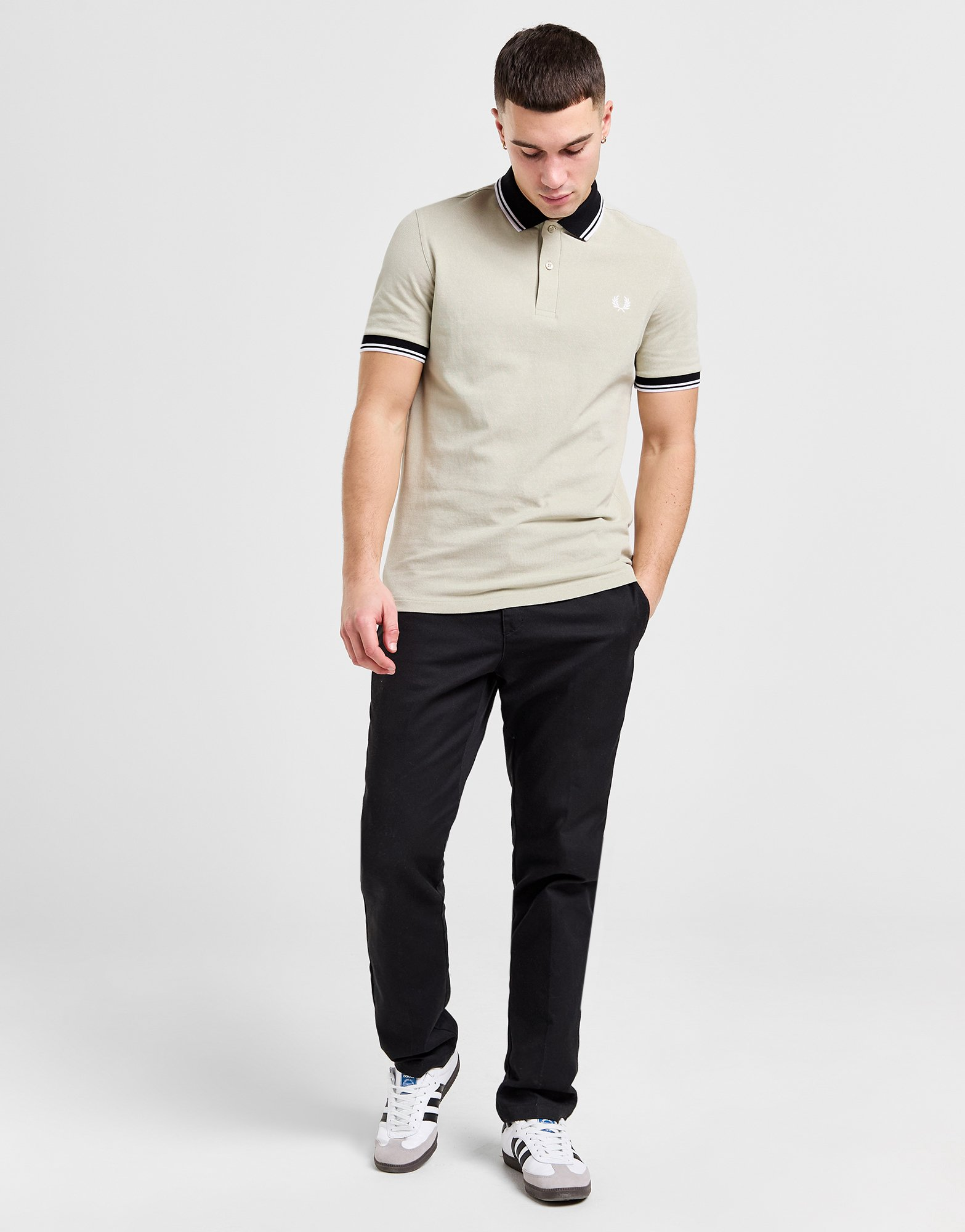 Fred Perry Polo Col Contrasté Homme