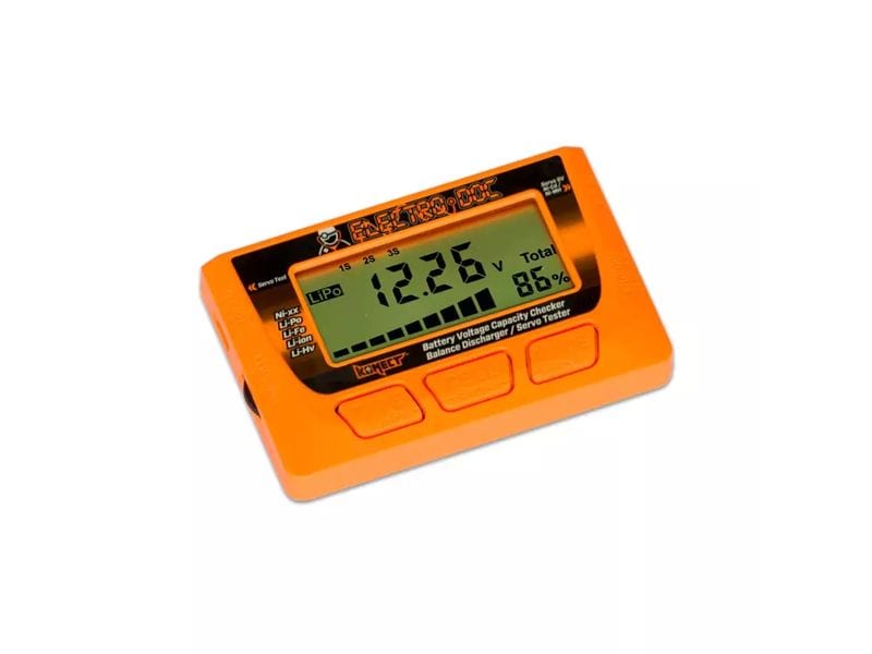 Konect Akku- und Servotester 1-8S LiPo Servo- und Akkutester für 1-8S LiPo / Li-Ion / LiFe