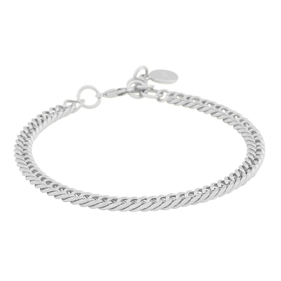 Snö Of Sweden South Bracelet Plain Silver 18,5cm
