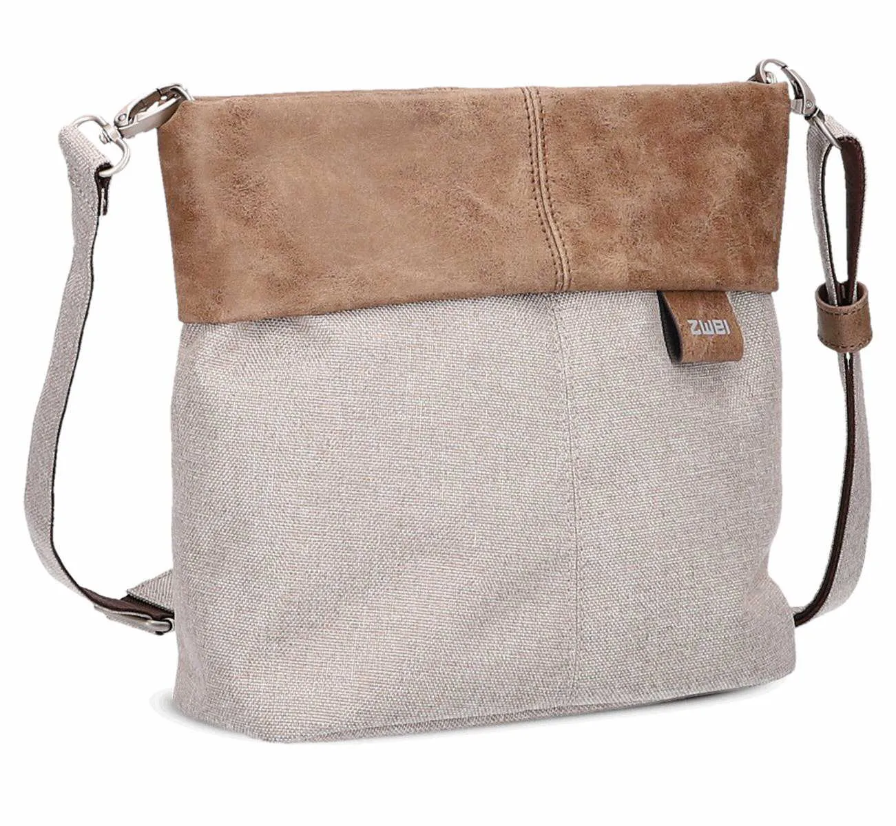 ZWEI Umhängetasche Beige Textil
