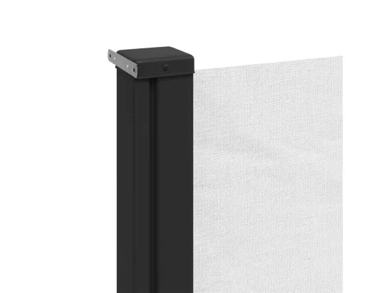 Auvent latéral rétractable blanc 140x500 cm