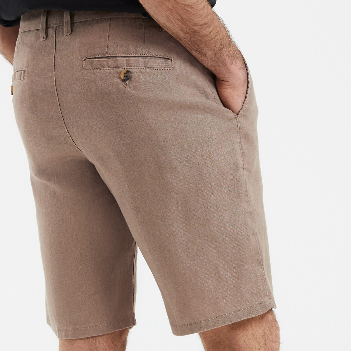 COLEÇÕES LA REDOUTE<br>Bermudas de linho