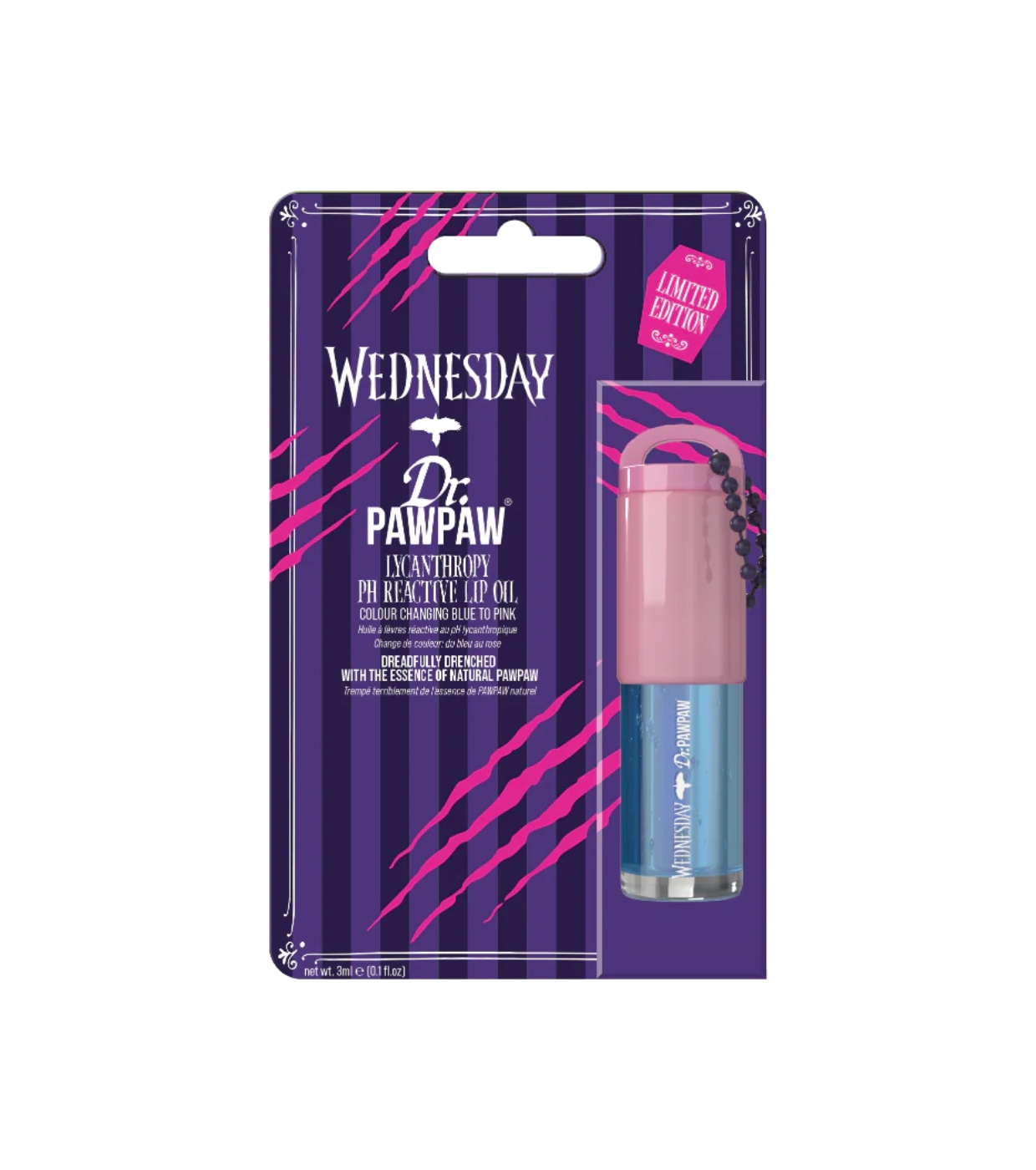 Dr. Paw Paw - *Wednesday* - Óleo Labial pH Reactive - Lycanthropy
