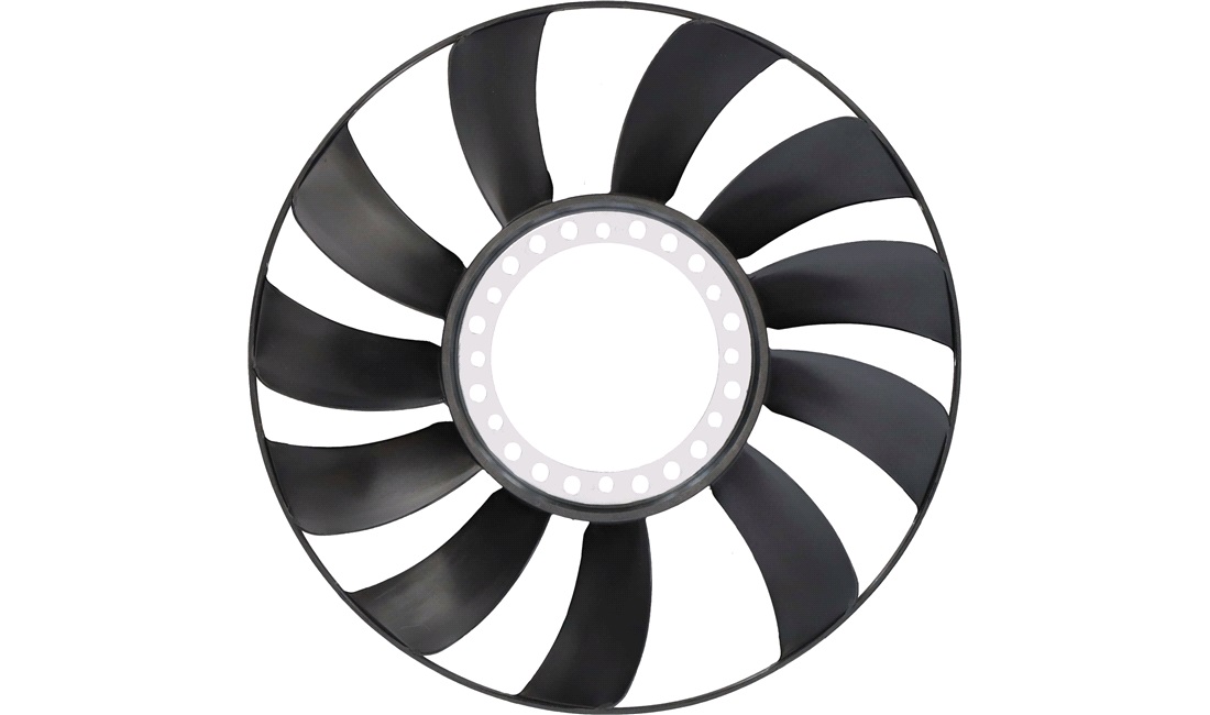 Ventilator, motorkøling