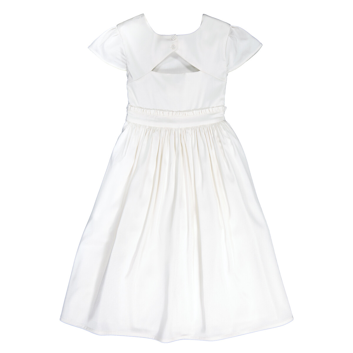COLEÇÃO LA REDOUTE<br>Vestido longo de cerimônia, mangas curtas