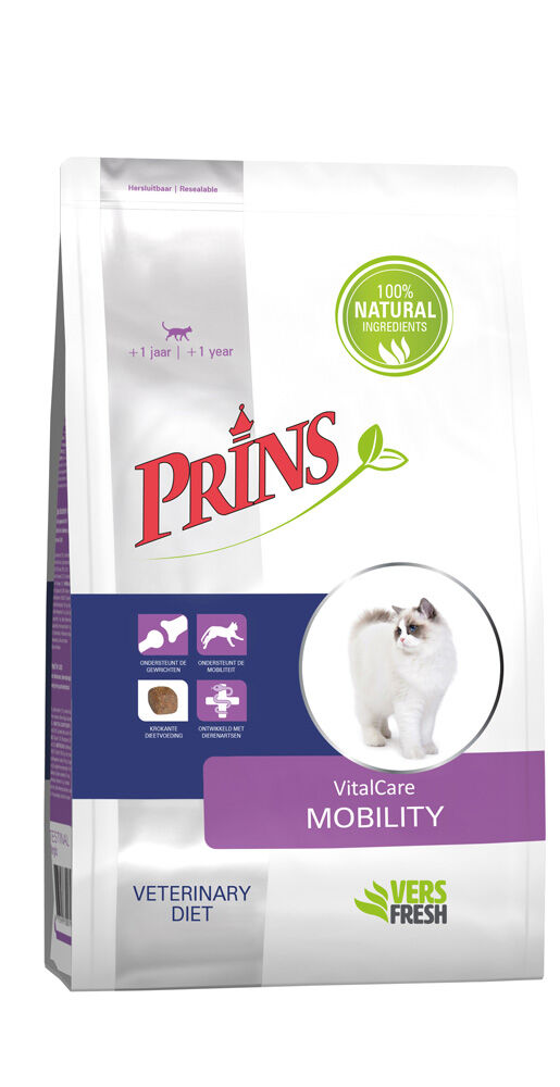 Prins Dieet VitalCare Mobility - Kattenvoer veterinair - 5 Kilogram - gevogelte