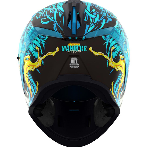 Icon - Casque Airform MIPS® Manik'RR™ Turquoise / Jaune
