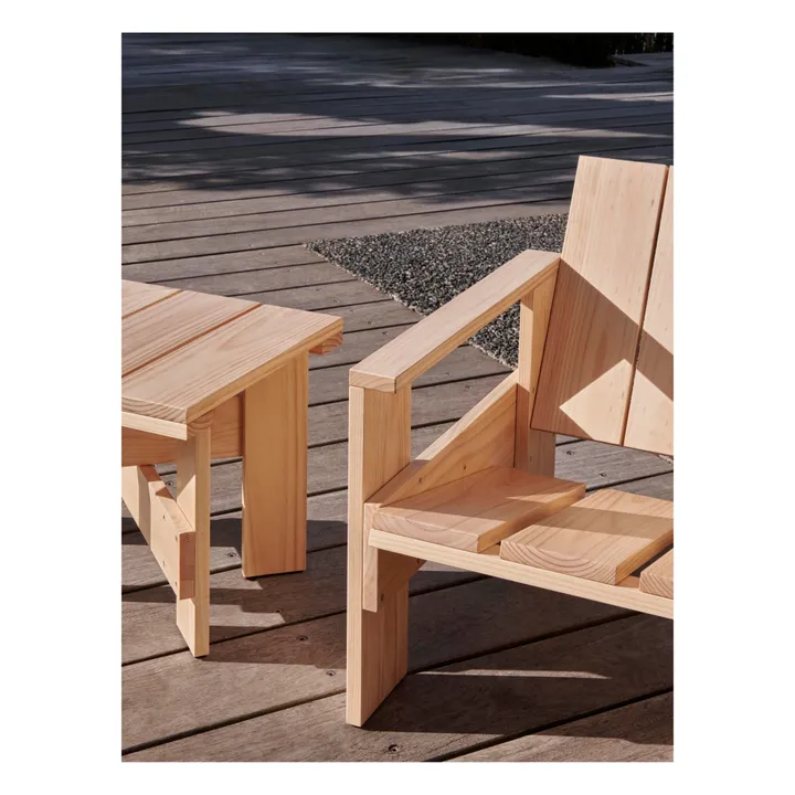 Hay Table basse outdoor Crate en bois | Pin