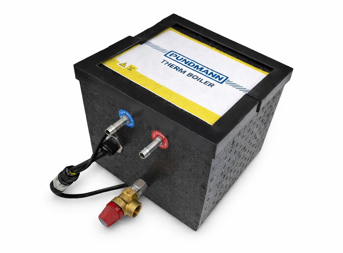 Pundmann 3L 12V 180W drukvaste boiler